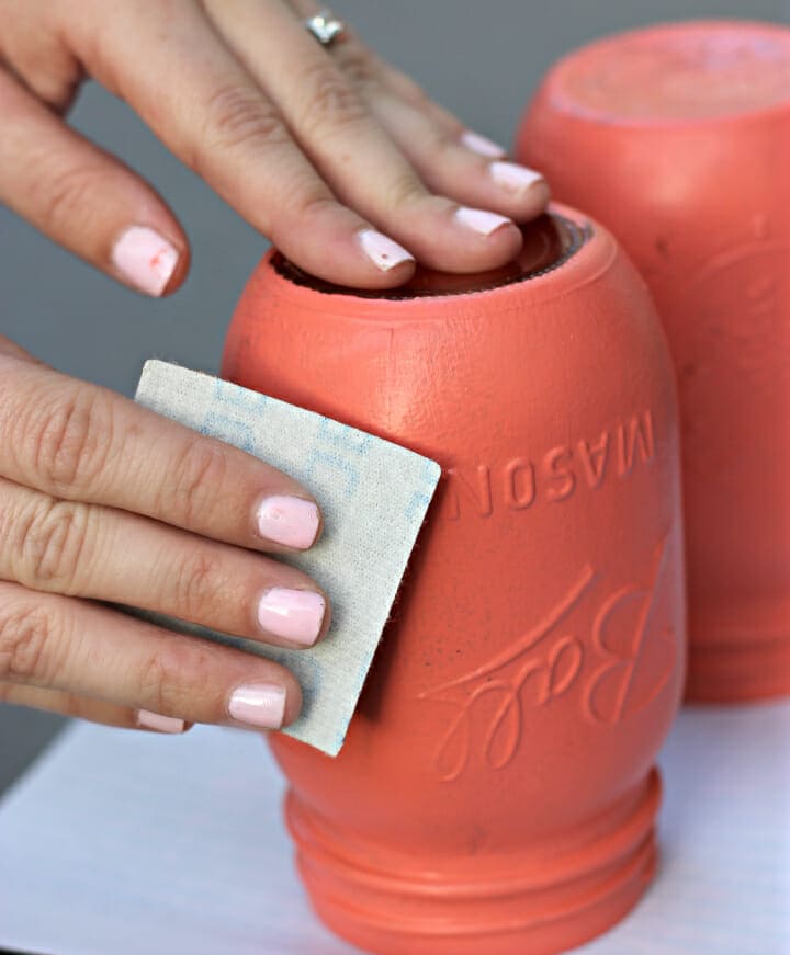 DIY Antiqued Mason Jars Tutorial | Florida Blogger Ashley Brooke Nicholas