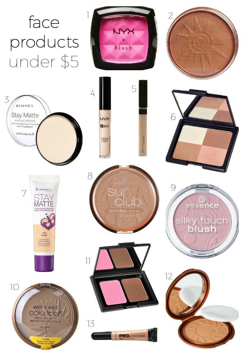 Best Makeup Under $5 | Affordable drugstore makeup that you'll LOVE curated by beauty blogger Ashley Brooke Nicholas