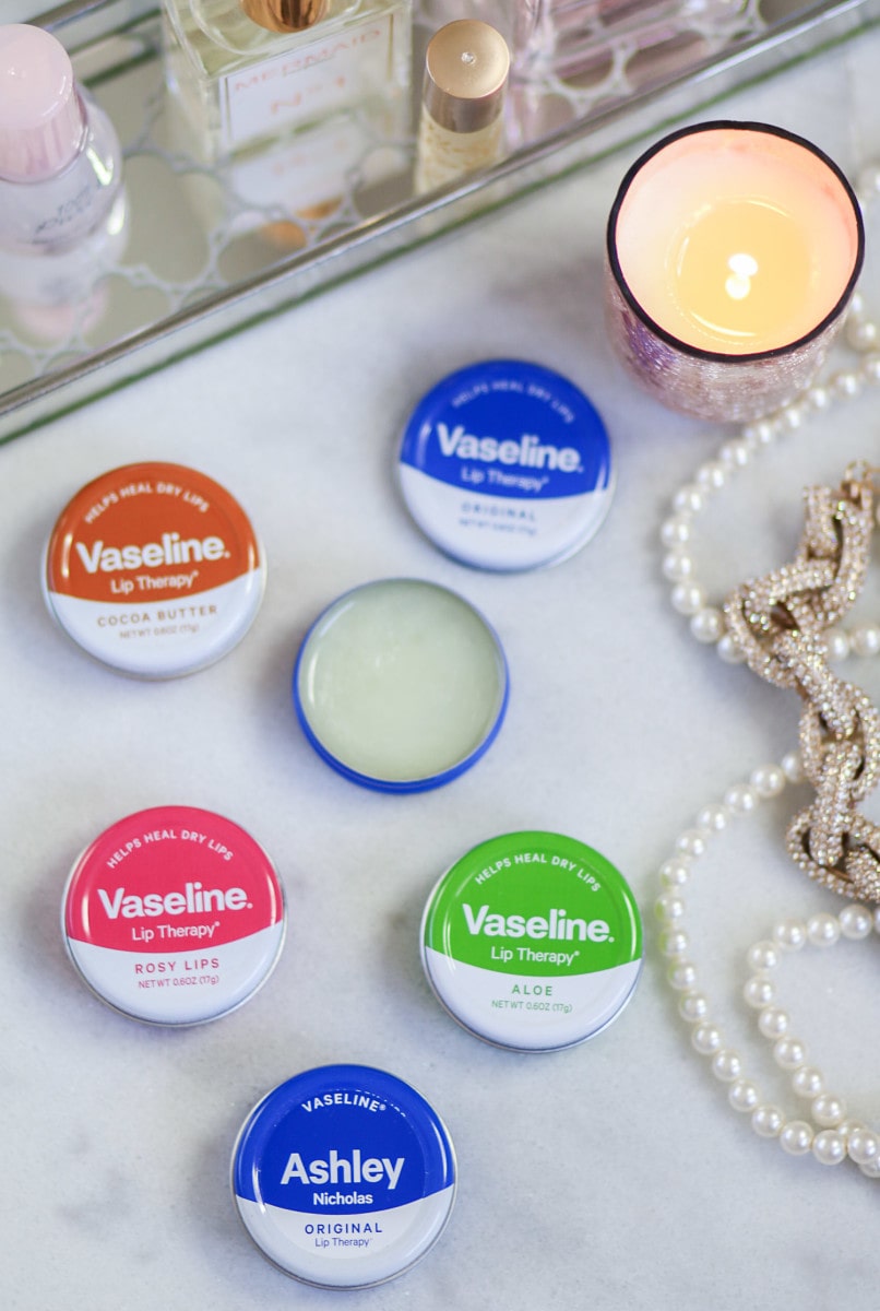 The Vaseline Lip Therapy lip tins are finally available in the U.S., and they are INCREDIBLE. The formula is incredibly moisturizing and quickly heals chapped lips. I'm obsessed with the Rosy Lips scent! Click through this pin to learn more and read a full review from ashleybrookenicholas.com!