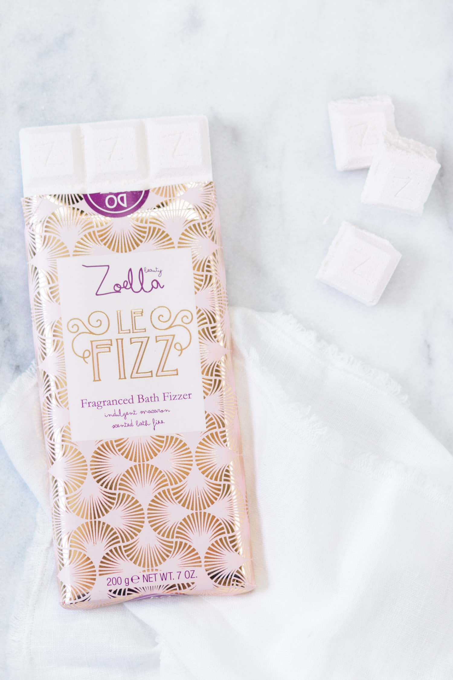 Zoella Beauty Sweet Inspirations |  Le Fizz Fragranced Bath Fizzer Review | beauty blogger Ashley Brooke Nicholas