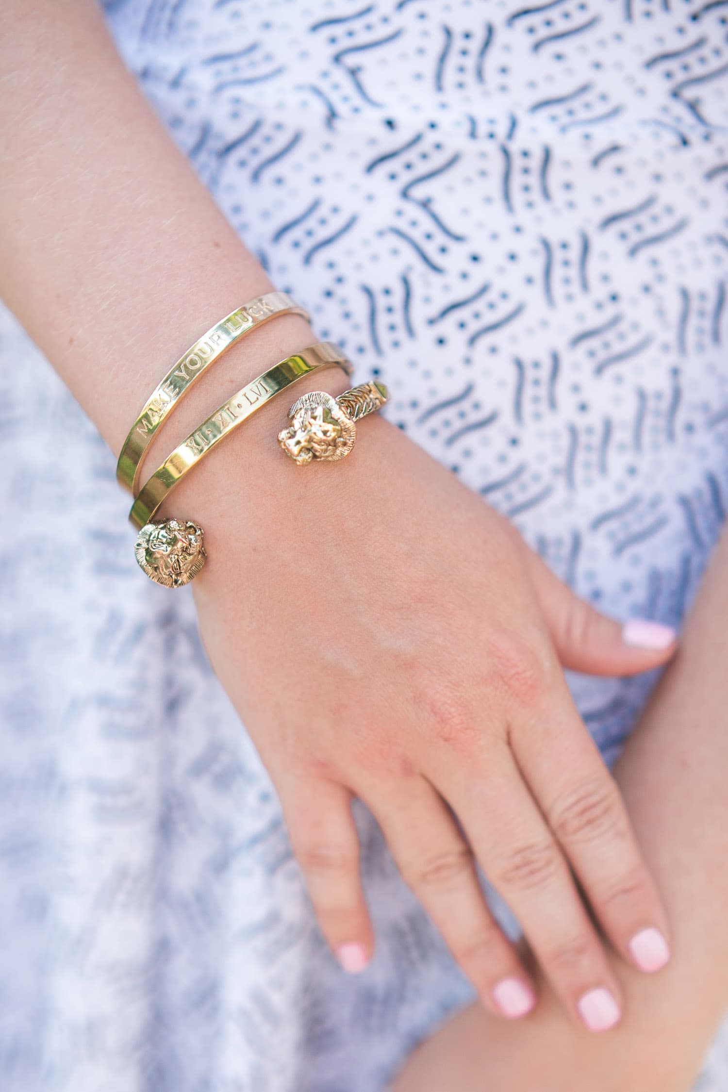 cute off the shoulder dress under $40 for summer or spring pregnancy gold jeweley | fashion blogger Ashley Brooke Nicholas