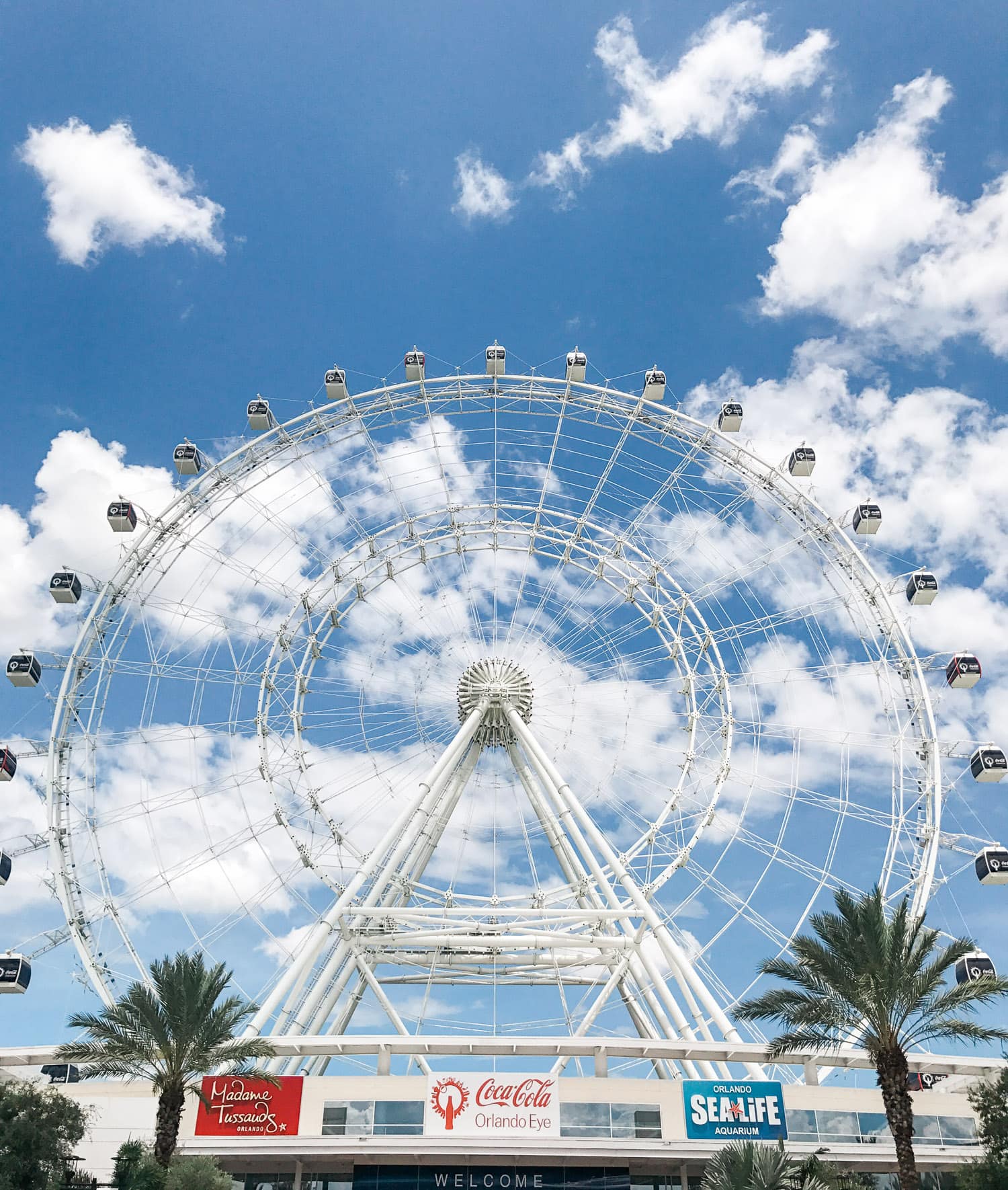 The Orlando Eye is a must-see during any trip to Orlando! Planning a trip to Orlando? I've rounded up the top 10 things to do in Orlando, Florida, that are guaranteed to make your trip a success. Whether you're moving to Orlando or just headed in on vacation, you will LOVE this list of fun activities in Orlando by Florida travel blogger Ashley Brooke Nicholas #CORTatHome sponsored by CORT Furniture | affordable travel tips, orlando vacation tips, vacation tips, florida travel, vacation goals