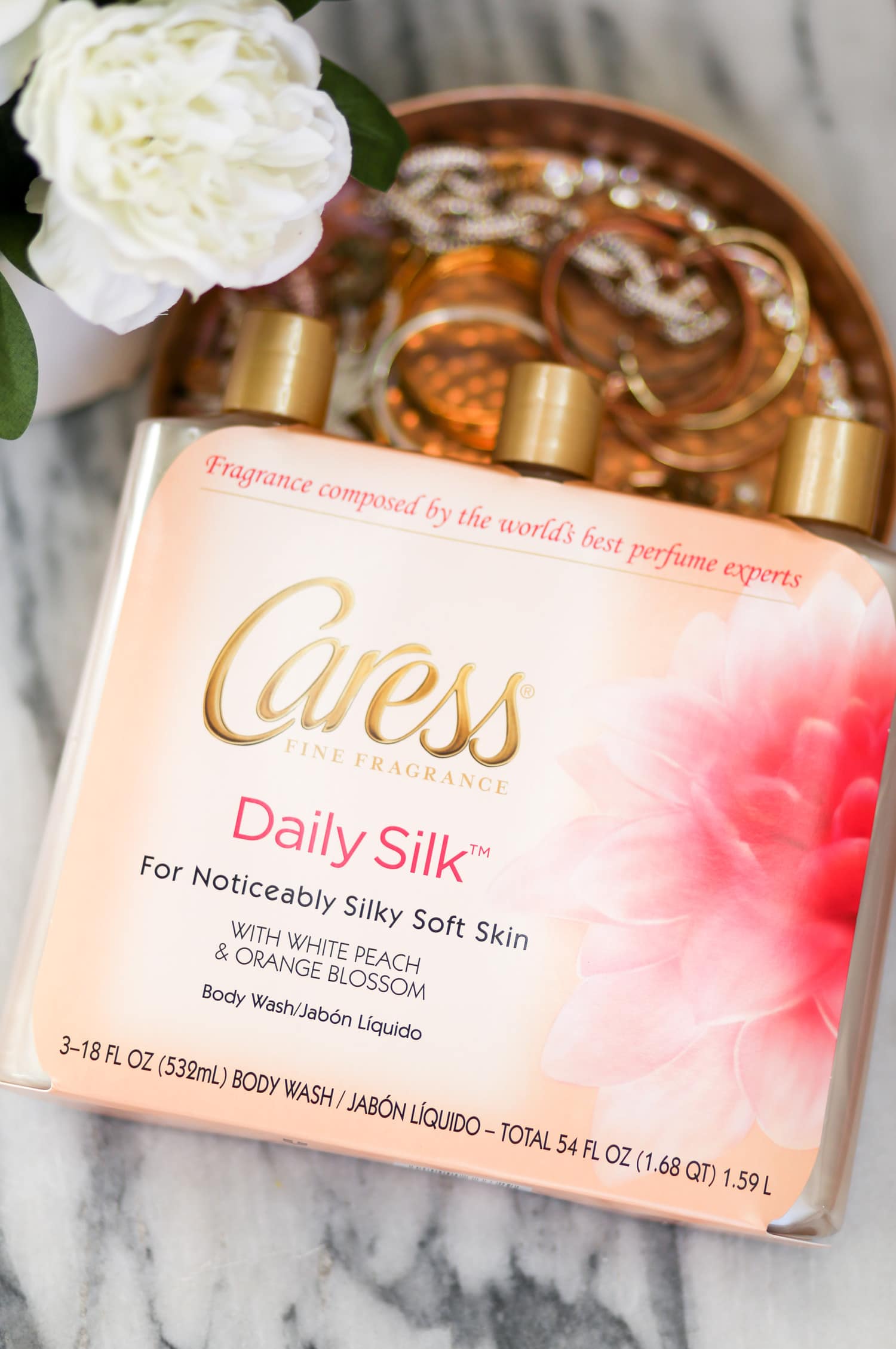 caress silk body wash axe spray simple shopping routine blogger Ashley Brooke Nicholas
