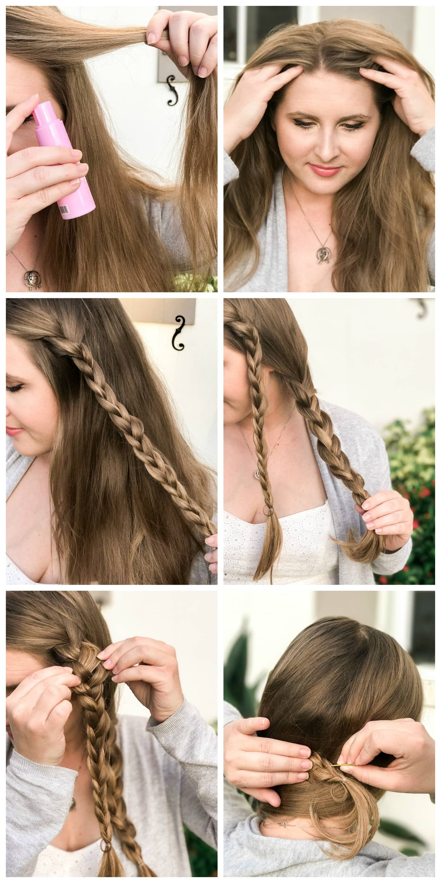 easy side braid tutorial blonde hair cute braid braid inspiration | Ashley Brooke Nicholas beauty blogger