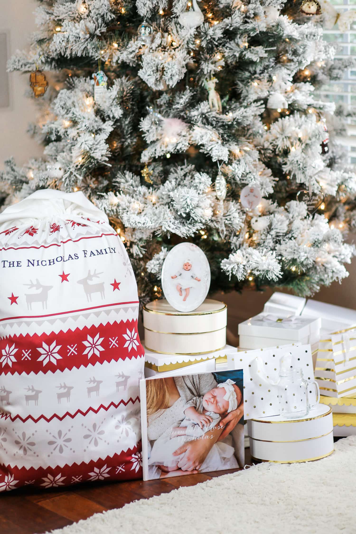 Personalized Christmas gifts | Baby's first Christmas | Newborn baby | Christmas gift Ideas | Christmas Ideas | Ashley Brooke Nicholas beauty blogger