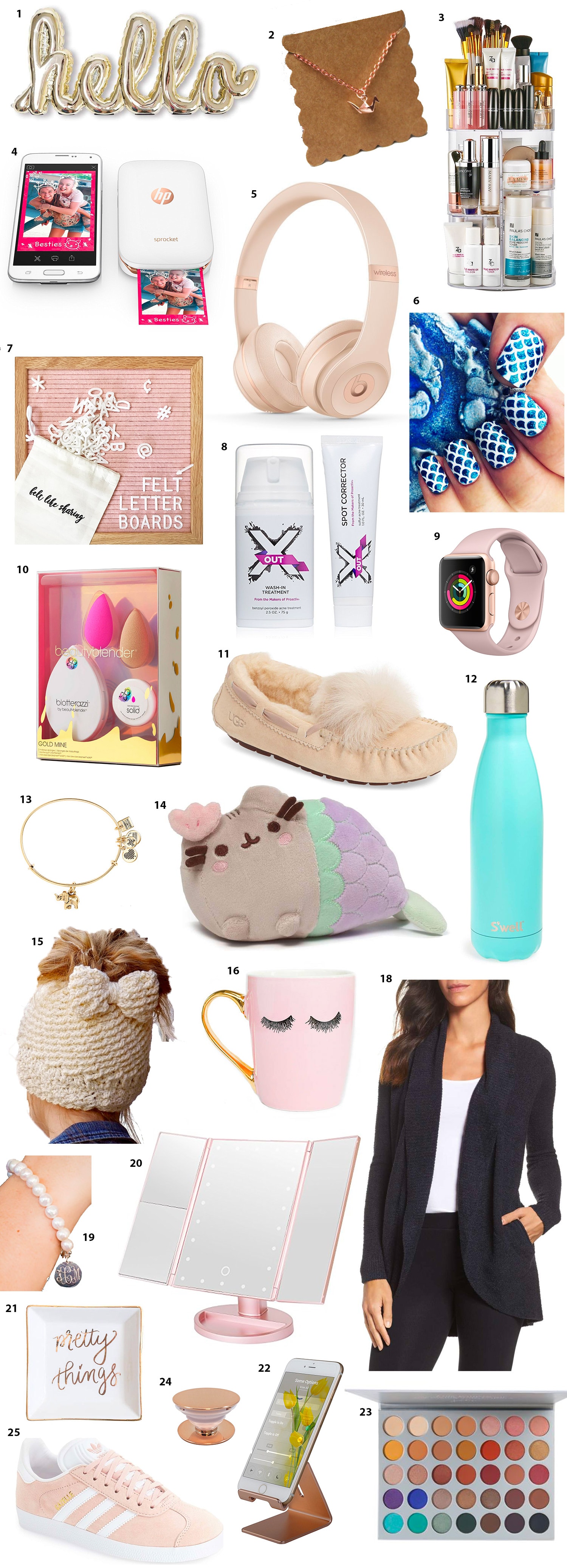 gifts for teenage girls 14