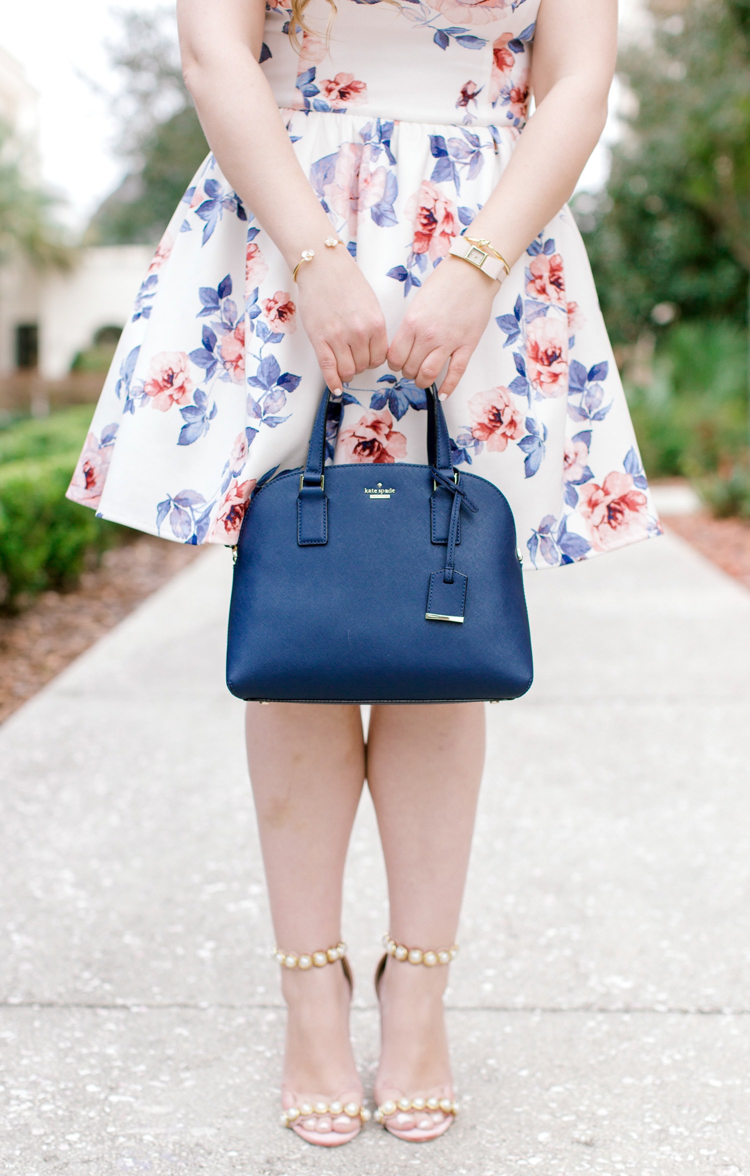 The Best of the Kate Spade sale | Kate Spade sale| floral dress | blue bag | Ashley Brooke Nicholas