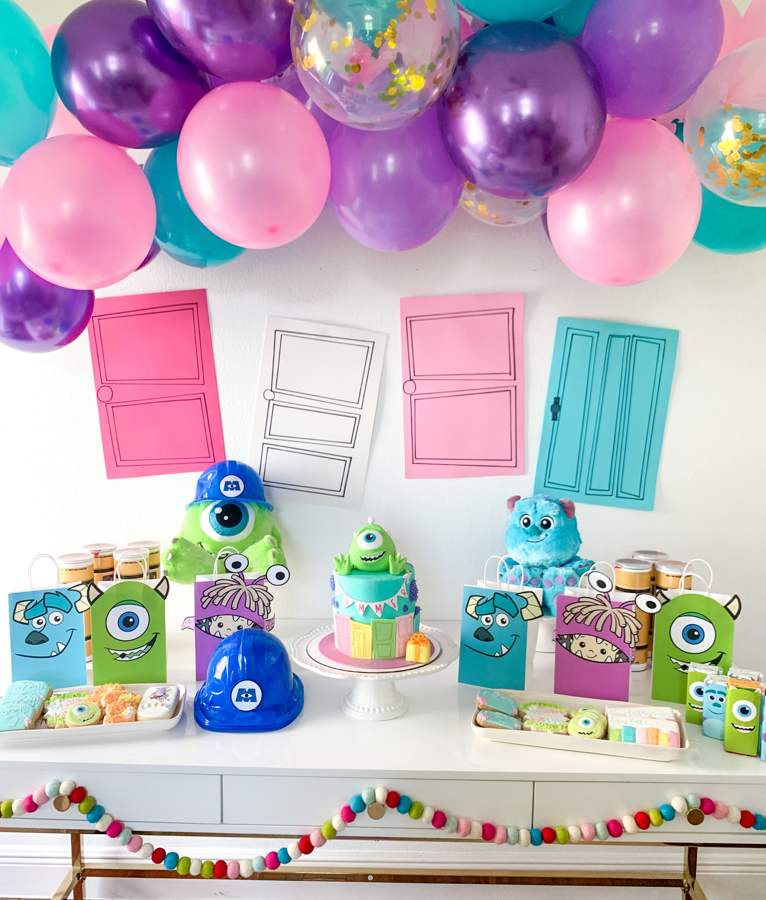 Monsters Inc Birthday Party Free Printables